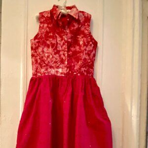 Busayo Brocade and Eyelet Lace Dress, Sz L